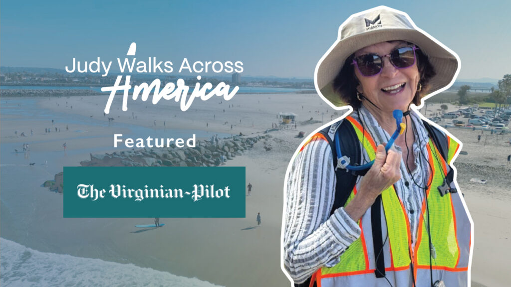 Norfolk Woman Featured in Yahoo News for 3,000-Mile Alzheimer’s Awareness Walk