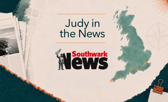 Southwark News Highlighted Judy Benjamin Ahead of Final Day of UK Walk